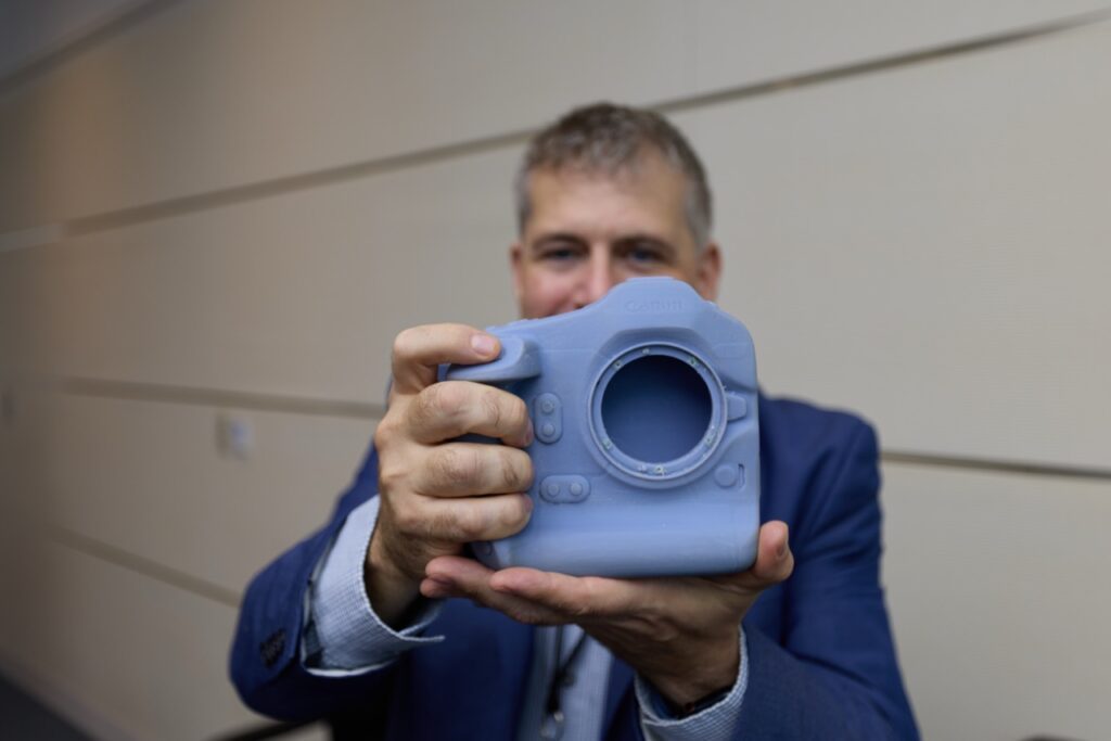 A 3D Printed prototype of the Canon R1